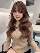 リリー(Lilley)&nbsp;【稲永麻衣】レイヤーカット+顔周りカット+ロングヘア+韓国ヘア