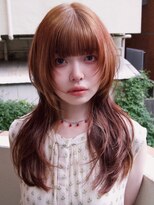 ボコカ(bococa)&nbsp;【macana指名】明るめ暖色ブラウンレイヤーシャギーカット登戸