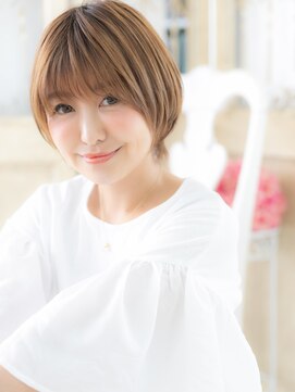 大波純一美容室パーティハン 透明感ブリーチなしツヤ髪シースルーマッシュa小山10代20代30代