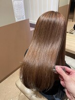 エレノア 静岡店(Eleanor) 髪質改善】酸熱トリートメント×極上艶モカブラウン 川名