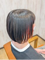 アールバディ 立野店(R Buddy) オレンジレッドのインナーカラー