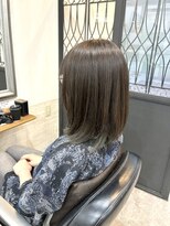 ヘアアンドメイク 心座(hair&make)&nbsp;髪質改善×インナーカラーレイヤーミディ