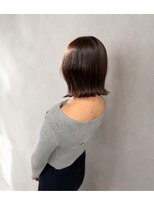 フランチェスカドットボブ(francesca.bob)&nbsp;外ハネボブ×グレージュ【渡辺俊弥】梅田