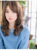 *+COVER HAIR+*…フリルカールの上品カジュアルa