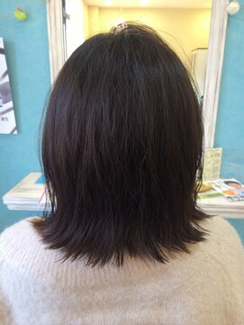 美容室 ウララバイアンジェ(ULaLa by Ange) 切りっぱなしボブ