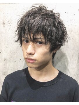 サロンドミルク 原宿(salon de MiLK) 寝癖風マッシュパーマ