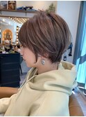 フェミニンロングウェーブミディアム似合わせカット大宮ショート