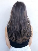 アイティー バイ アルバム 浦和店(IT by ALBUM) ラベージュロング_ココアブラウンフリンジウェーブ_ba292383