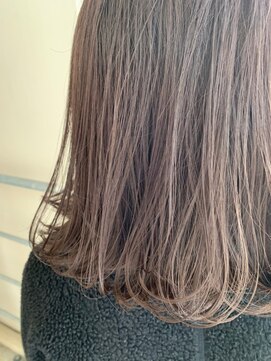 ジーナ 渋谷駅前(Zina) 小顔セミウェットウェーブピンクベージュハイライトカラー