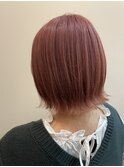 ピンクベージュ×20代キュートガール