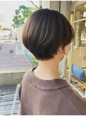 大人美人スタイル#丸みショート