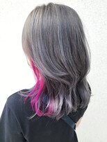 ゴットラトゥール(GOTTO LATOUR)&nbsp;モテ髪ハイトーン巻き髪インナーカラーピンクカラーグレージュ