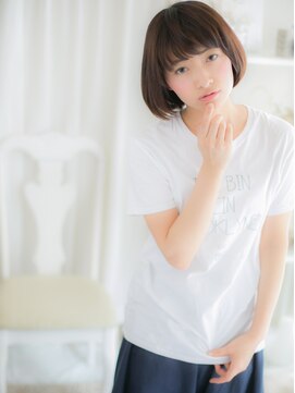 モッズヘア 越谷(mod's hair) 黒髪グレーベージュ小顔前下がりぱっつんボブc5越谷20代30代40代