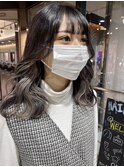 垢抜けインナー アッシュ×グレー【戸田雅子】