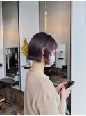 くびれボブ ヘルシースタイル　ボブ　ショコラアッシュ
