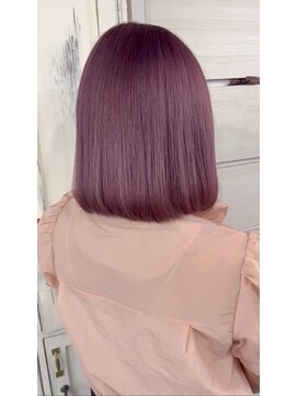 クラン ヘアーアンドスタジオ(CLAN hair & studio) ピンクパープルカラー