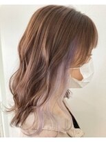 ルートエイチ 市川(Root H)&nbsp;斜めバンググレージュカラーデザインカラーシルキーベージュ