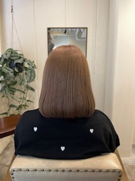 リコ ヘアー(Lico Hair) 【Lico Hair】グレージュ × ボブ