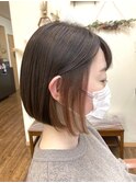 ボブインナーカラー