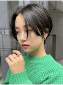 ハンサムショート/ショート/前髪なし/20代30代40代50代/表参道