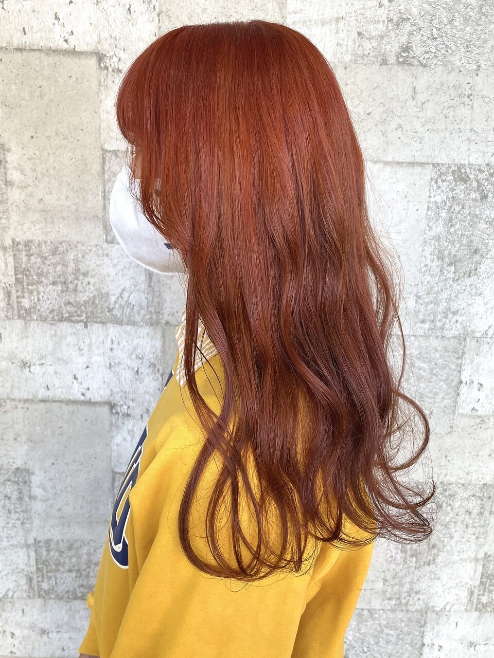 テラコッタオレンジ オレンジカラー ロングヘア：L204024863｜リサ
