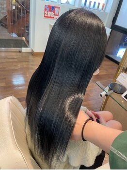 エスアンドケー 下通店(S&K)の写真/"時短"×"ダメージを極限まで抑えた"S&Kこだわりの髪質改善☆カラーと同時施術も可能でキレイが長持ち！