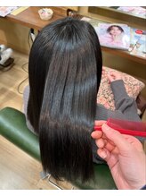 グリーンズ(Greens) 髪質改善トリートメントストレート「ノフ」/艶髪/透明感