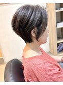 似合わせカット　丸みくびれショート