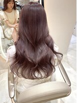 サイン 渋谷(SIGN) 韓国ヘアハッシュカットレイヤーカットグレージュブリーチ無し