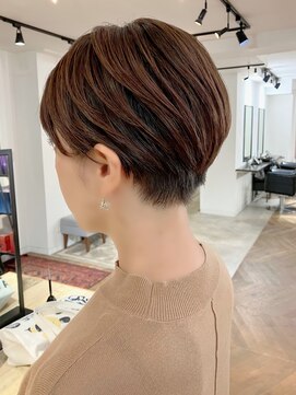 ファイブシーン アオヤマ(5SCENE AOYAMA) ショートパーマショートカット前髪あり前髪なし20代30代40代