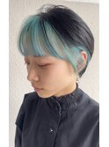 フェイスインナー水色*ブリーチ2、3~