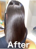 髪質改善【縮毛矯正】SLEEK式　アフター内側