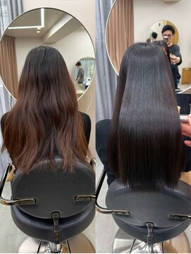 ケシキ 表参道 原宿(kesiki.) 地毛風縮毛矯正/酸性ストレート/髪質改善/パーマ落とし