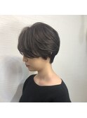 スタイリング簡単マッシュショートウルフ
