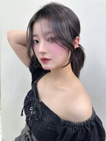 ロンドガーネット 池袋(Lond garnet) ワイドバングイメチェン美髪外ハネボブ+レイヤーカット韓国/池袋