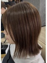 エメヘアデザイン ルイス(Aimer Hair Design Lewis)&nbsp;切りっぱなし外ハネボブ/弘前市