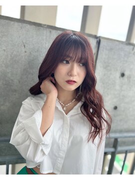 アンツ サザンリゾート 茅ヶ崎店(ANT'S Southern Resort) ホワイトグレージュ/デジタルパーマ/チェリーブラウン/