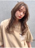 ロングレイヤー×大人カジュアル×アッシュベージュ
