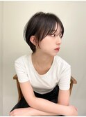 表参道ボブ白髪ぼかしハイライトショートボブカット30代40代