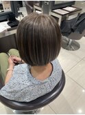 白髪ぼかしハイライト