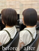 ドラン 梅田店(DRAN)&nbsp;【DRAN梅田店】エイジング毛×ボブヘアを叶える髪質改善カラー