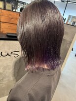 サーカス(circus)&nbsp;切りっぱなしbob /インナーパープル