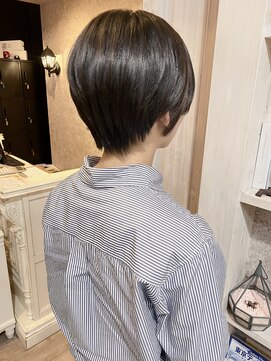 キャアリー(Caary) 福山美容室caary髪質改善ストレートハンサムショート20代30代
