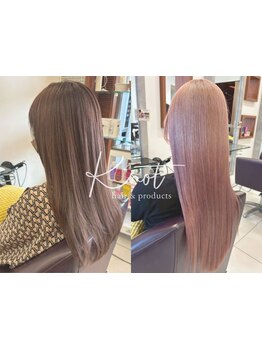 <選べる髪質改善or縮毛矯正>エイジング毛やクセ毛を自然な艶感美髪ストレートへ[成田公津の杜駅/髪質改善]