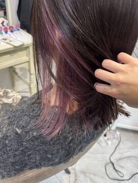 【misato】インナーカラーピンク♪10代/20代/30代/40代/50代