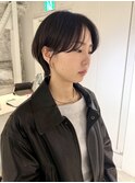 ハンサムショート・センターパート