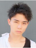 スパイキーショート/短髪/ツーブロック/メンズ/men's