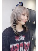 ★シルバー×ブラックコントラストレイヤー