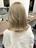 バランス 原宿 表参道(balance)&nbsp;ベージュブロンド×ミディアムレイヤー