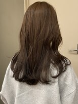 パークレーン アイス イヴェン(park lane ICI yeven) ブリーチなし切りっぱなしボブミディアムレイヤーボブ縮毛矯正